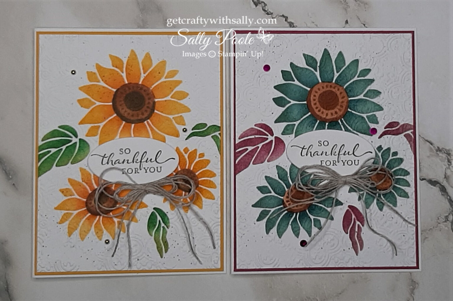 Stampin' Up! Abundant Beauty Decorative Masks - Sunflowers - Get Crafty ...