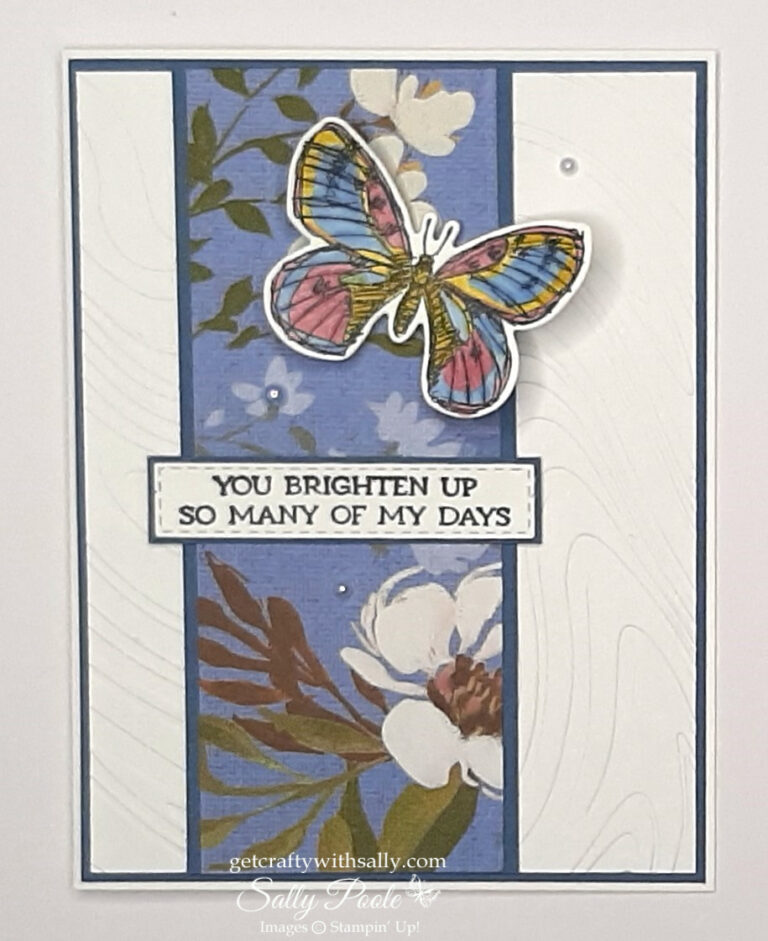 Stampin' Up! SKETCHED BUTTERFLIES with WILDLY FLOWERING Designer Series ...